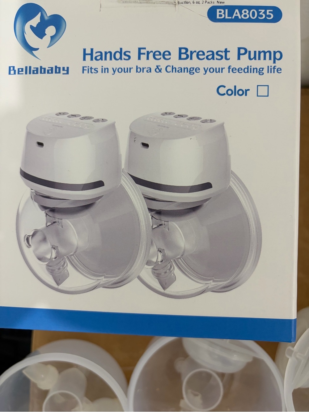 Hands-Free Breast Pump — White Dual Electric Set